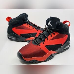 BRAND NEW Air Jordan Lift Off Basketball‎ Shoes Red Black Mid Top Mens Size 12